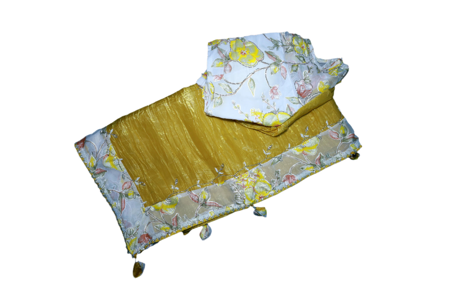 Crushed Fancy Saree