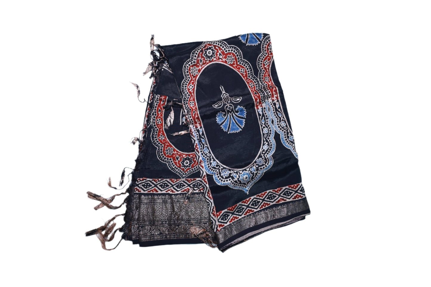 Handloom Ajrakh Dupatta