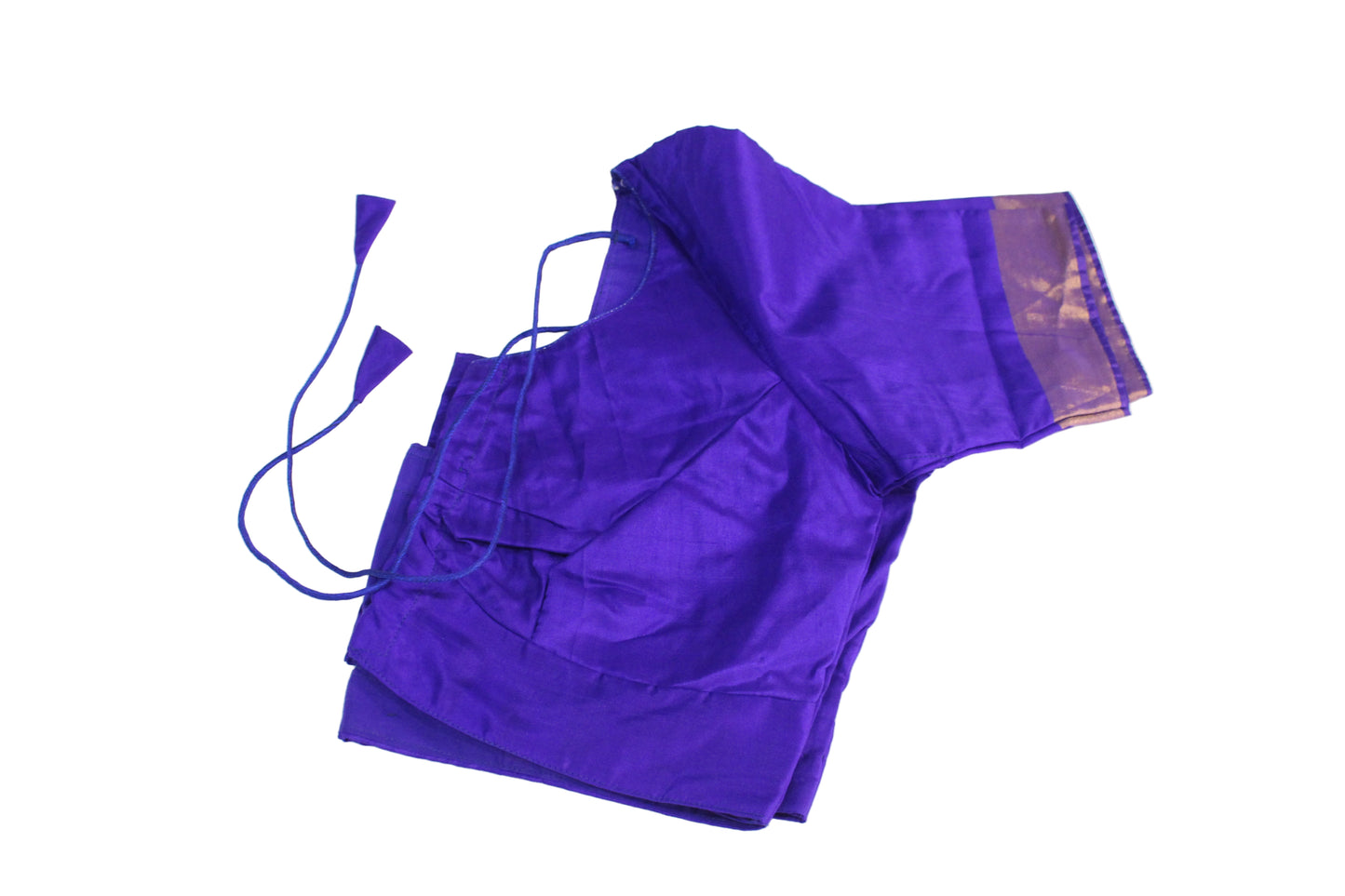 Handloom uppada pattu tissue saree with stiched blouse