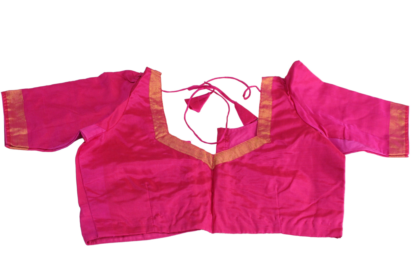 Handloom uppada pattu tissue saree with stiched blouse