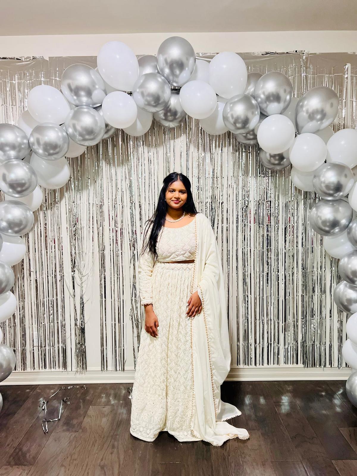 Check this Beautiful client 3 piece Party wear chickenkari lehenga