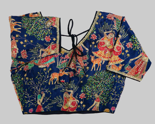 Bridal Handmade Designer Saree with Ready-to-Wear Designer Blouse - Exquisite Maggam Work