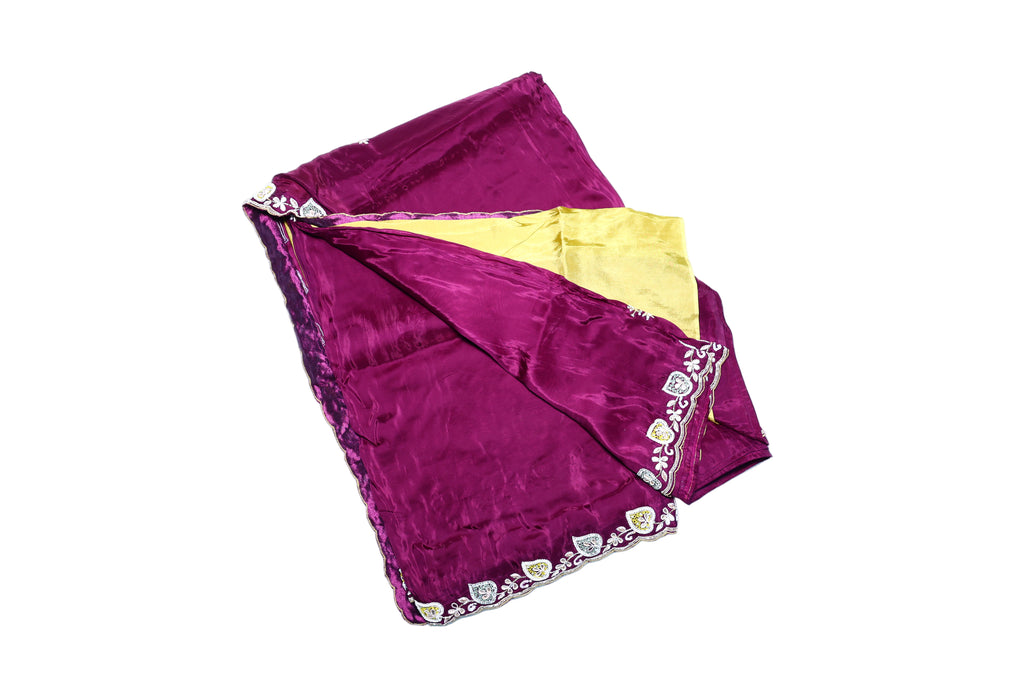 Kolkata Designer Kota Tissue Party Wear Saree - Premium Handloom Ethnic Wear