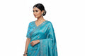 Kolkata Designer Saree with Intricate Hand Work - Premium Party Wear Silk Saree
