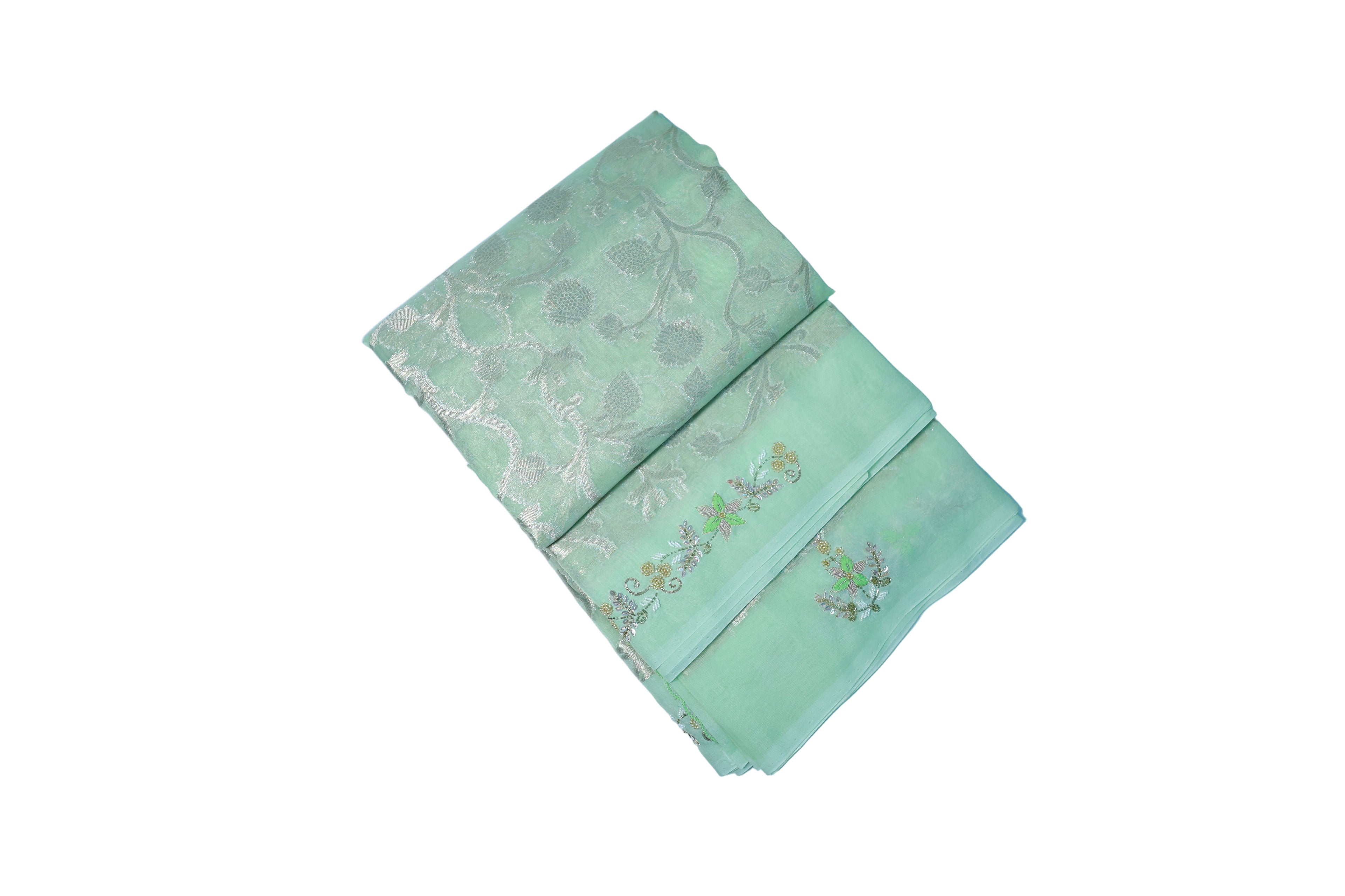 Kolkata Designer Kota Party Wear Saree - Elegant & Lightweight