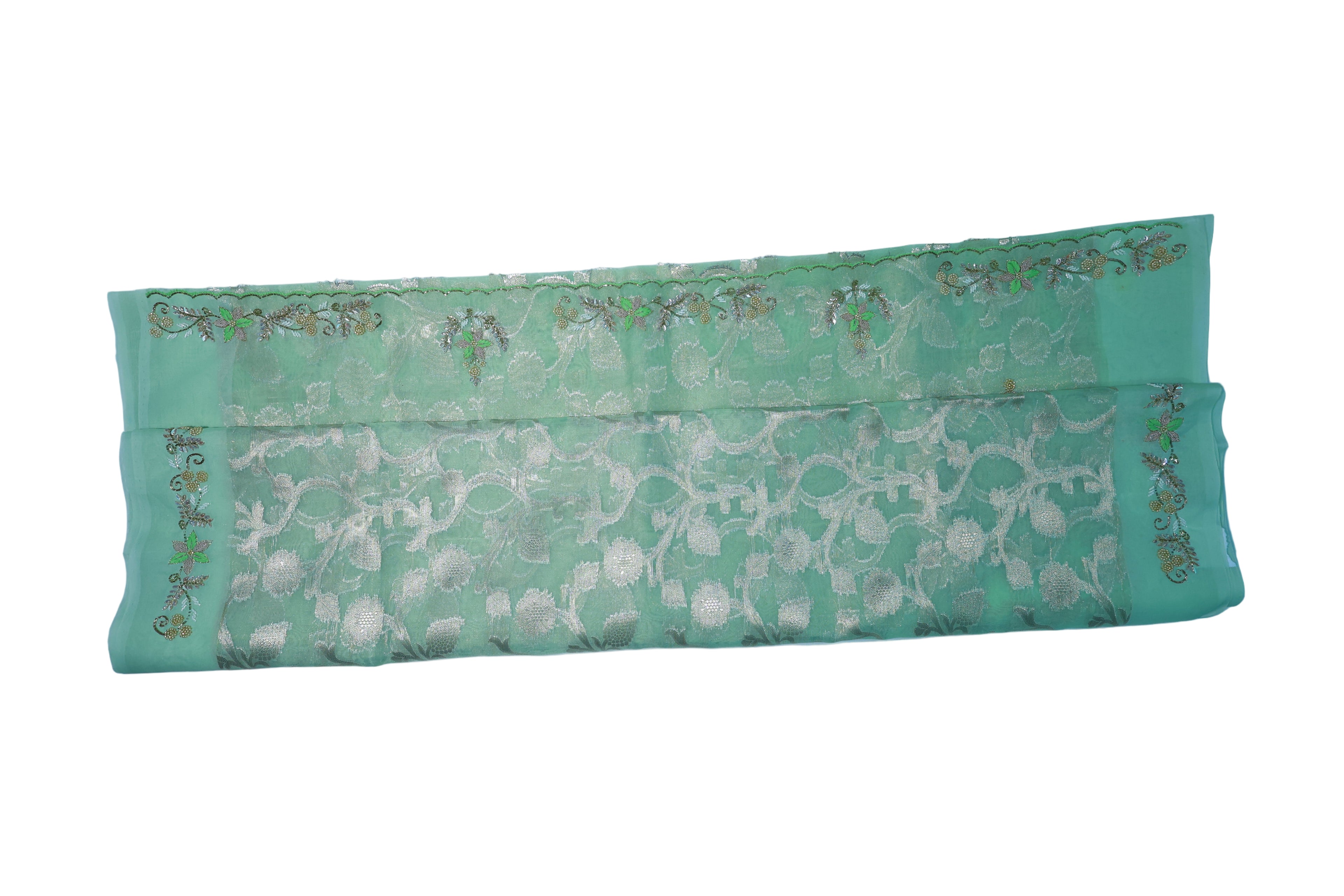 Kolkata Designer Kota Party Wear Saree - Elegant & Lightweight