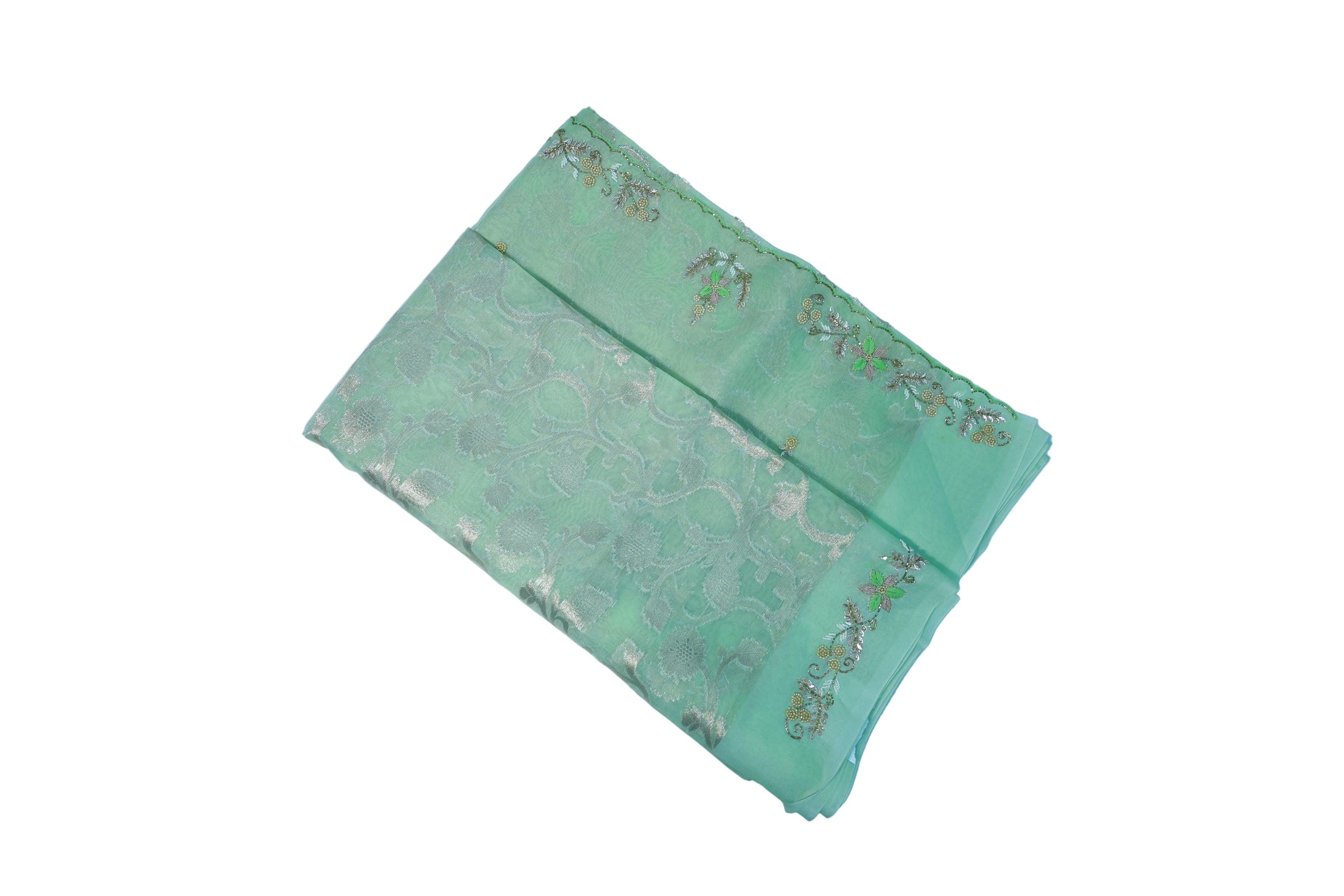 Kolkata Designer Kota Party Wear Saree - Elegant & Lightweight