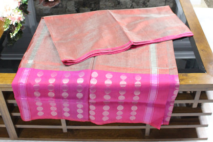 Handloom uppada pattu tissue saree