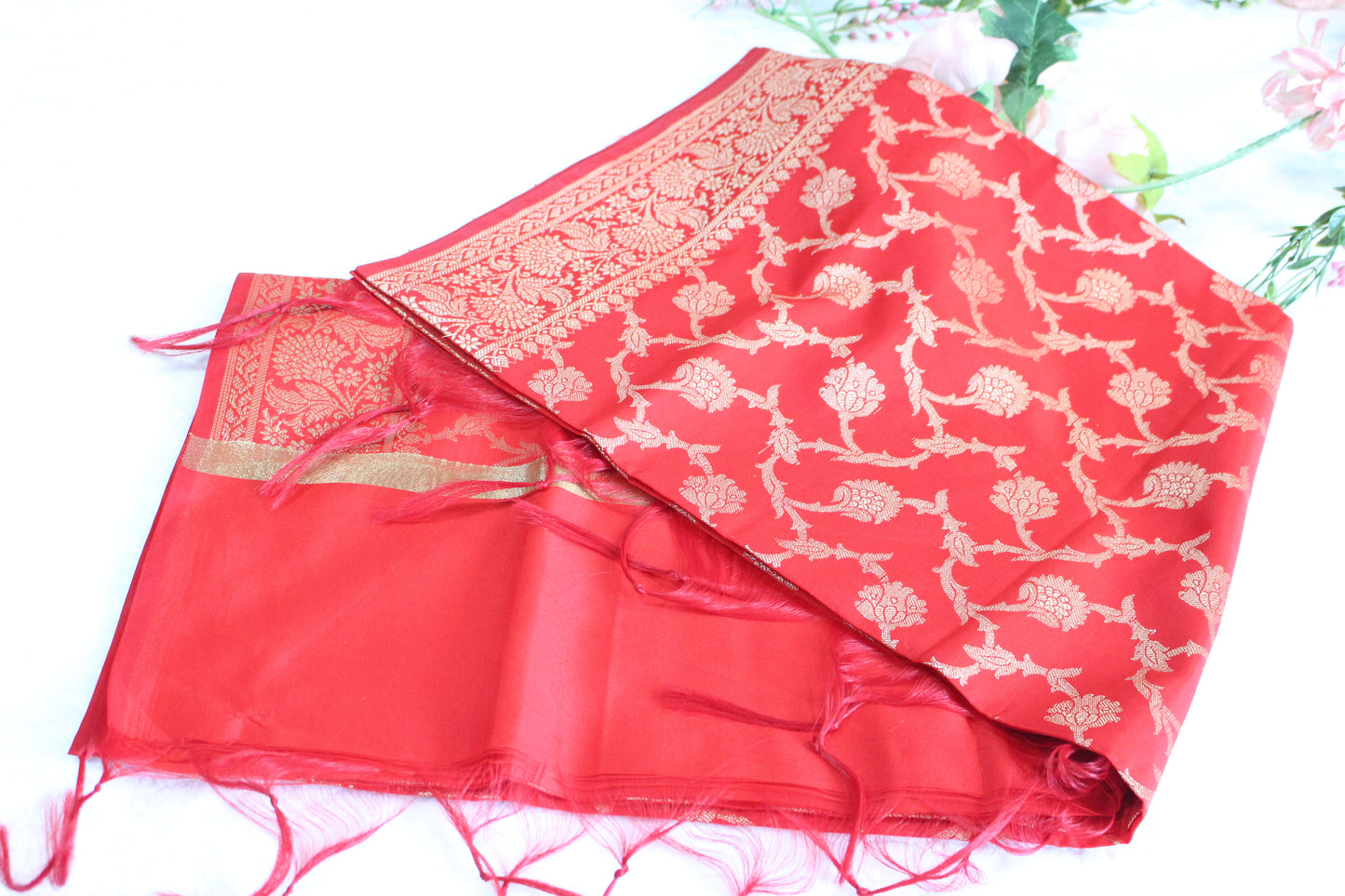 Party wear Red color  Elegant Dupatta