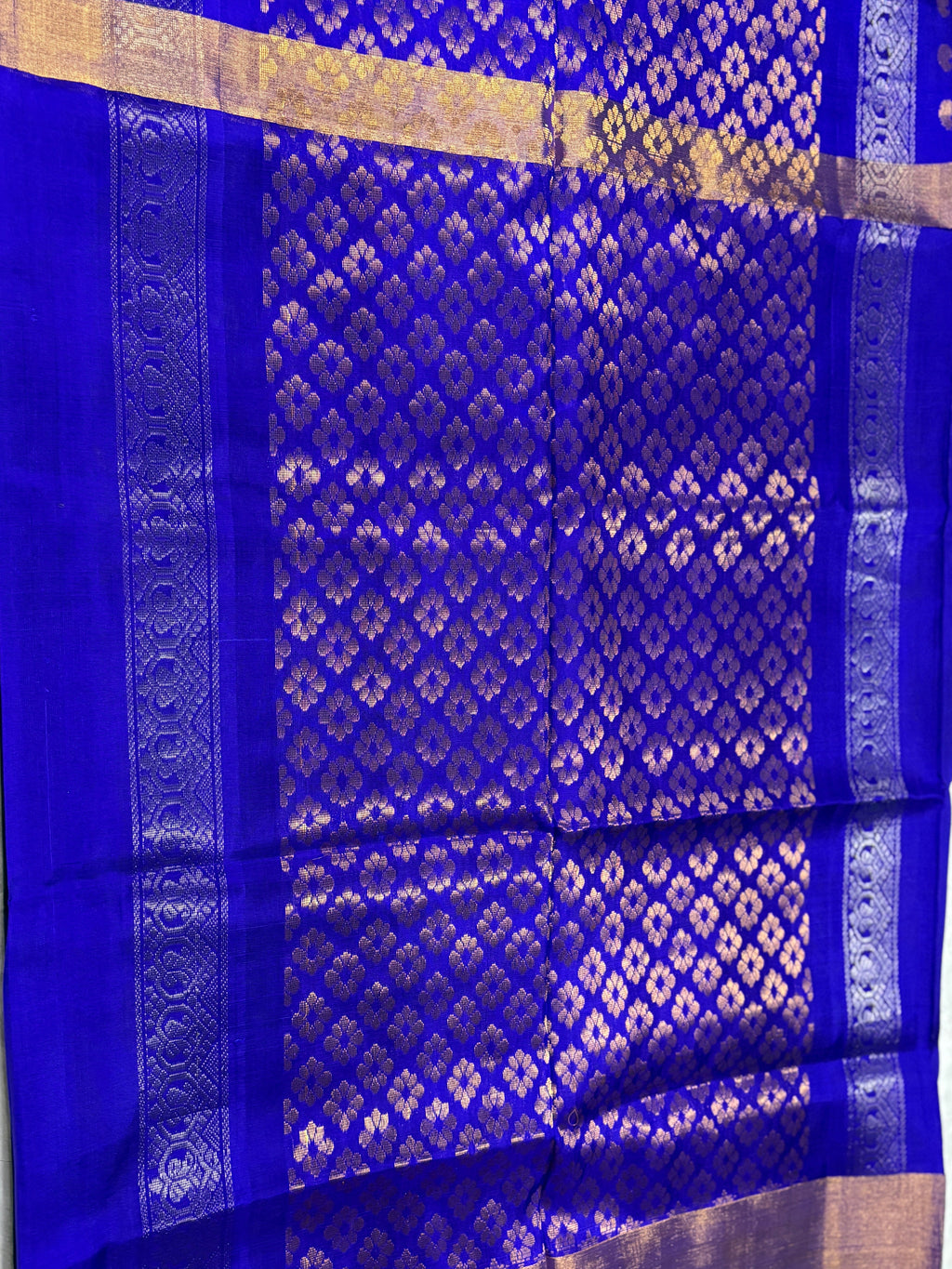 Handloom uppada pattu tissue saree with stiched blouse