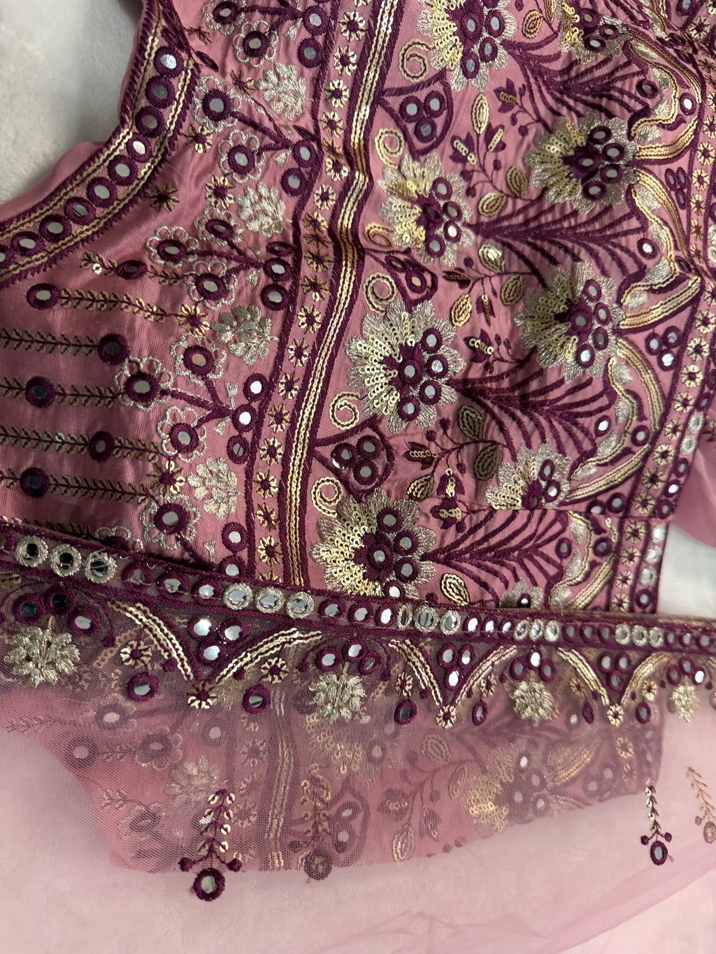 Beautiful Party Wear Lehenga with Ready-to-Wear Blouse & Dupatta - 3 Piece Set