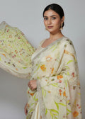 Chinon Silk Designer Party Wear Saree - Luxurious & Lightweight