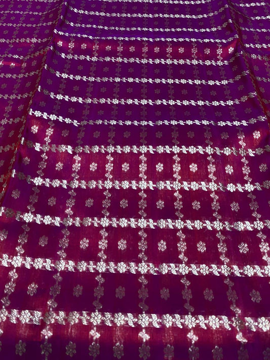 (Custom orders)Beautiful pure Venkatagiri handloom Pattu saree .