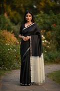 Handloom Mangalagiri Pattu Saree - Traditional Cotton Silk Weave