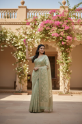 Kolkata Designer Kota Party Wear Saree - Elegant & Lightweight
